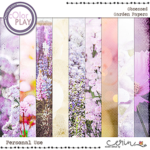 Obsessed {Garden Papers} by Mixed Media by Erin