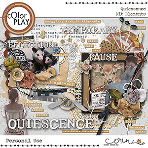 Quiescence {Kit Elements} by Mixed Media by Erin
