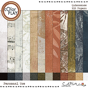 Quiescence {Kit Papers} by Mixed Media by Erin