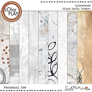 Quiescence {Mixed Media Papers} by Mixed Media by Erin