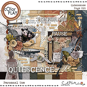 Quiescence {Page Kit} by Mixed Media by Erin