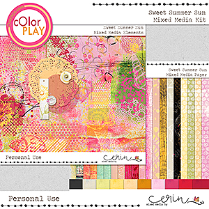 Sweet Summer Sun: Mixed Media Kit by Mixed Media by Erin 