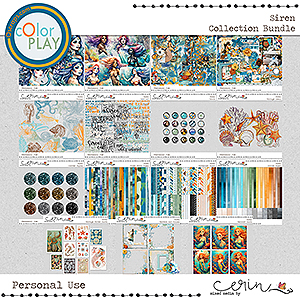 Siren: Collection Bundle by Mixed Media by Erin