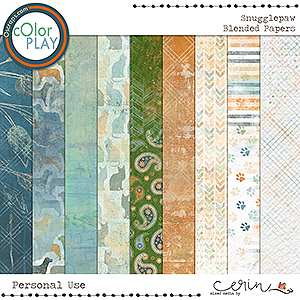 Snugglepaw {Blended Papers} by Mixed Media by Erin