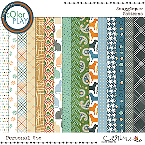 Snugglepaw {Patterns} by Mixed Media by Erin 