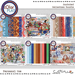 Sunbaked  {Collection Bundle} by Mixed Media by Erin