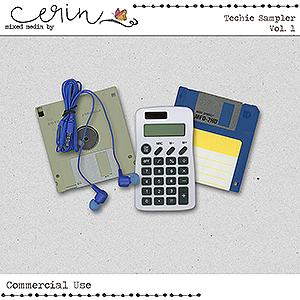 Techie Vol 1 (CU) by Mixed Media by Erin 