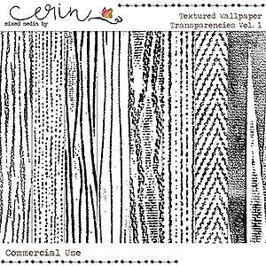 Wallpaper Texture Transparencies Vol1 (CU) by Mixed Media by Erin