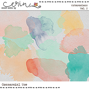 Watercolors Vol 2 (CU) by Mixed Media by Erin
