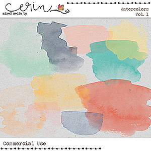 Watercolors Vol 1 (CU) by Mixed Media by Erin