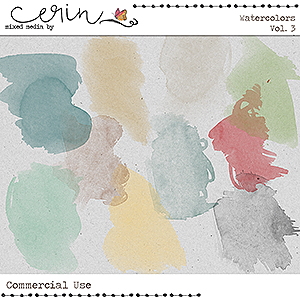 Watercolors Vol 3 (CU) by Mixed Media by Erin