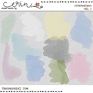 Watercolors Vol 4 (CU) by Mixed Media by Erin
