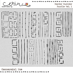 Border Builder Set Vol 1 (CU) by Mixed Media by Erin