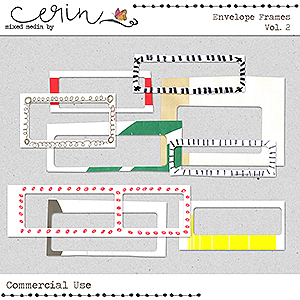 Envelope Frames Vol 2 (CU) by Mixed Media by Erin