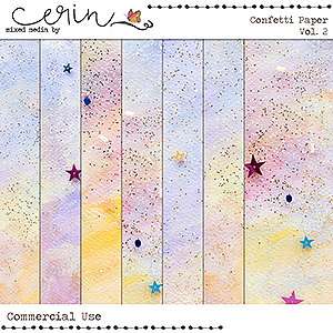 Confetti Paper Vol 2 (CU) by Mixed Media by Erin