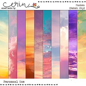 Fusion {Bokeh Skies} by Mixed Media by Erin