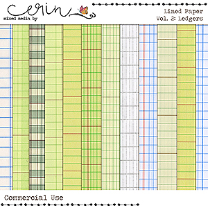 Lined Paper Vol 2: Ledgers (CU) by Mixed Media by Erin