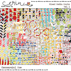 Mixed Media Marks Vol 1 (CU) Name by Mixed Media by Erin