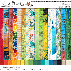 Change {Kit Papers} by Mixed Media by Erin