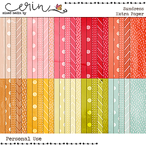 Sundress Extra Paper Pack by Mixed Media by Erin