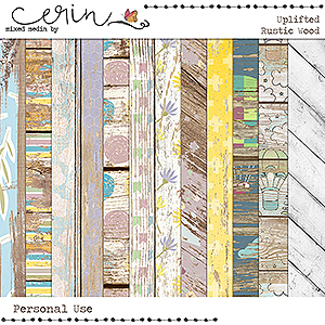Uplifted {Rustic Wood} by Mixed Media by Erin