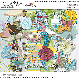 Uplifted {Mini Kit} by Mixed Media by Erin 