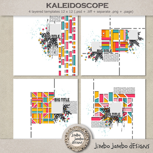 Kaleidoscope templates by Jimbo Jambo Designs