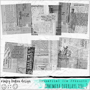 Ephemera Overlays No2 for Commercial Use 