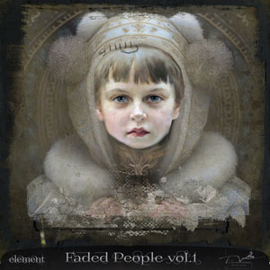 Faded People vol 1 Digital Art Element