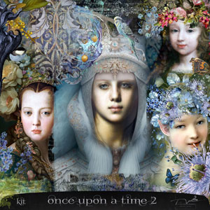 Once Upon A Time 2 Digital Art kit