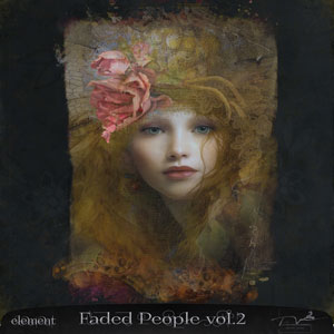 Faded People vol 2 Digital Art Element