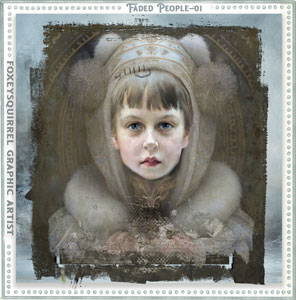 Faded People vol 1 Digital Art Element