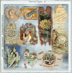 Vintage Labels 2 Element Pack