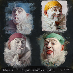 Expressions vol 1 Digital Art Elements 