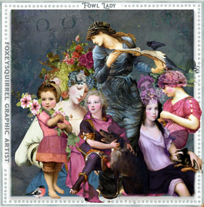 Fowl Lady Digital Art Pack