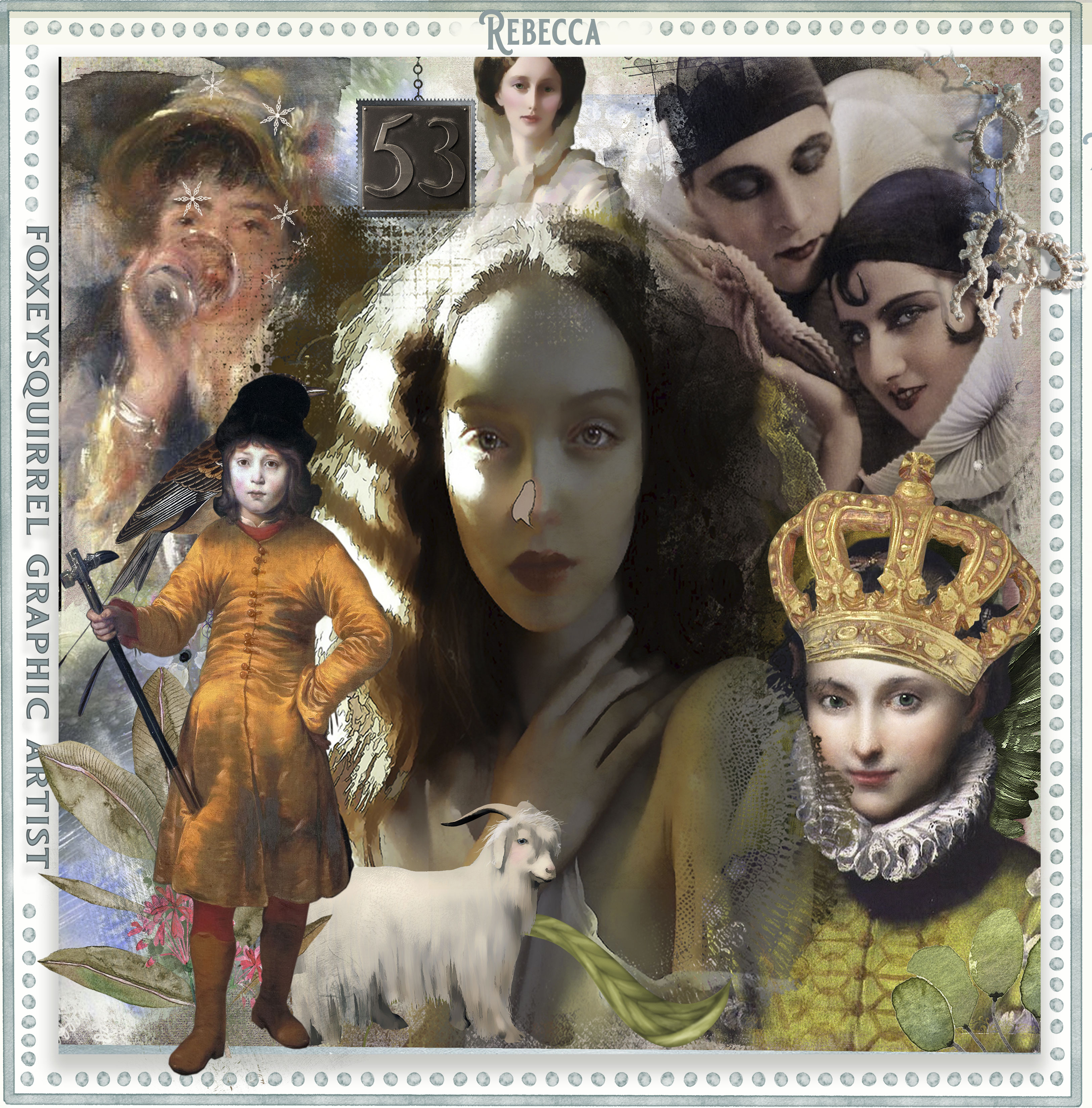 Rebecca Digital Art Kit