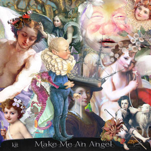 Make Me An Angel Digital Art Kit
