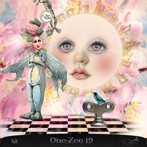 One-Zee Vol 19 Digital Art Mini Kit