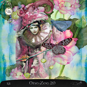 One-Zee Vol 20 Digital Art Mini Kit 