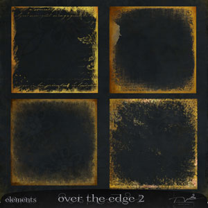 Over The Edge Vol.2 Digital art Overlay Pack