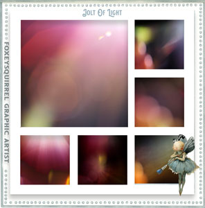 Jolt Of Light Digital Art Overlay