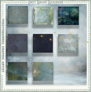 Sweet Dreams Digital Art Background 
