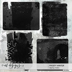 Frosty Winter Clipping Masks