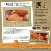 Printables Hybrid No 1 Autumn Frames