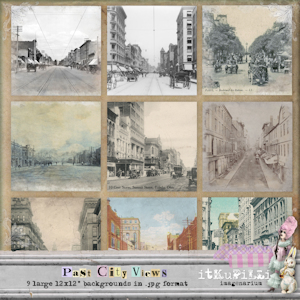 Past City Views Papers by itKuPiLLi imagenarium