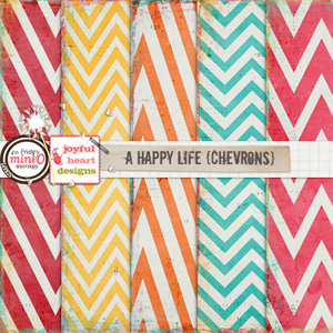 A Happy Life (chevrons)