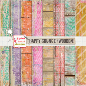 Happy Grunge (wooden)