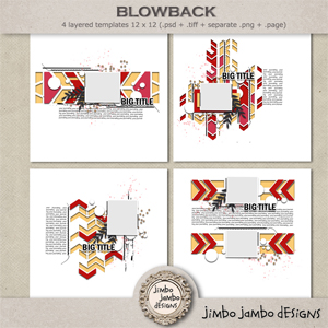 Blowback templates by Jimbo Jambo Designs