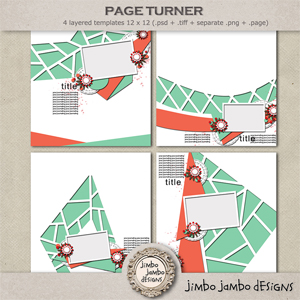 Page turner templates by Jimbo Jambo Designs
