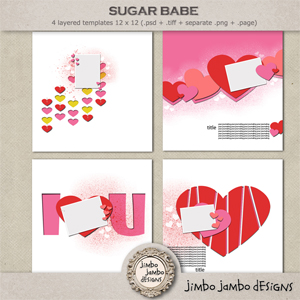 Sugar babe templates by Jimbo Jambo Designs